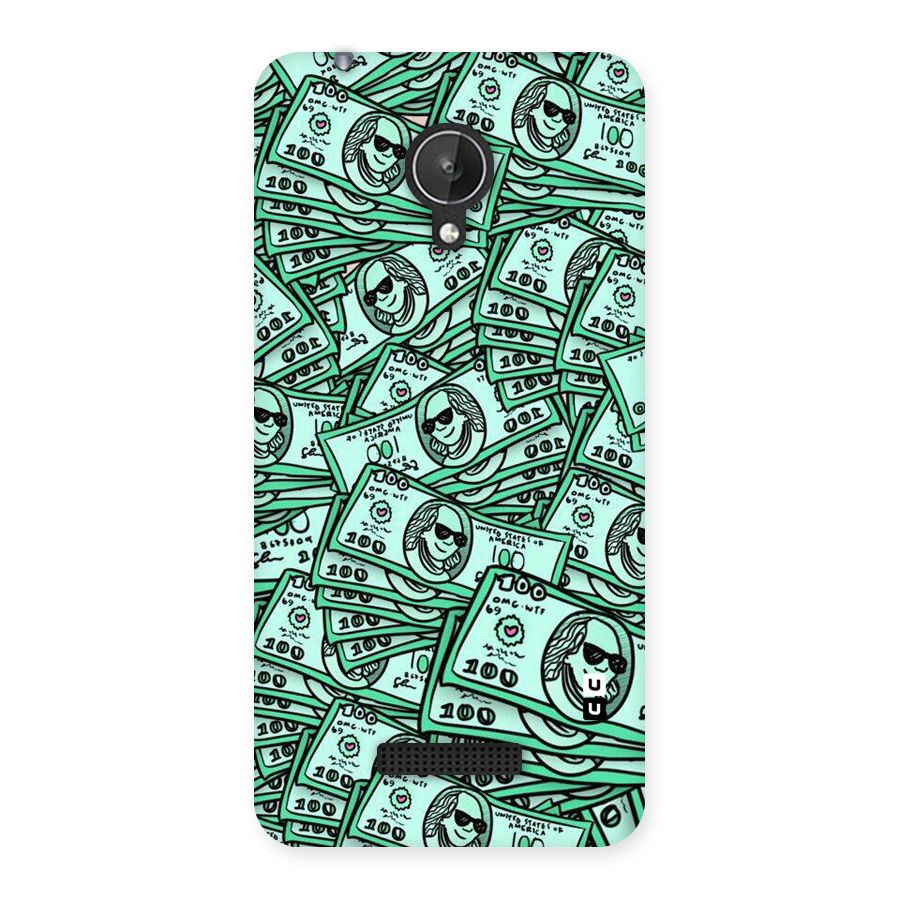 Money Swag Back Case for Micromax Canvas Spark Q380