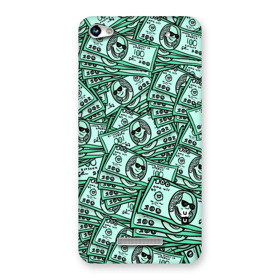 Money Swag Back Case for Micromax Hue 2