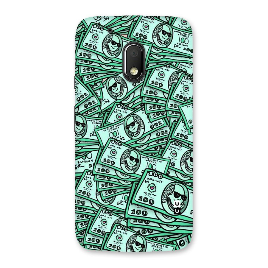 Money Swag Back Case for Moto G4 Play