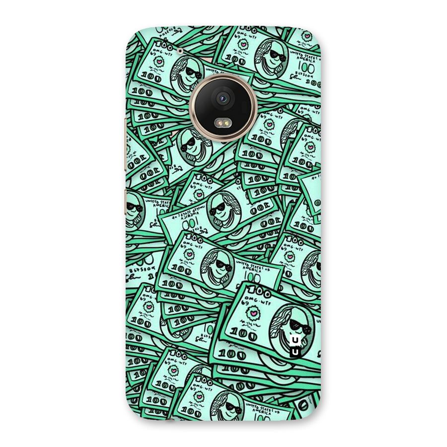 Money Swag Back Case for Moto G5 Plus
