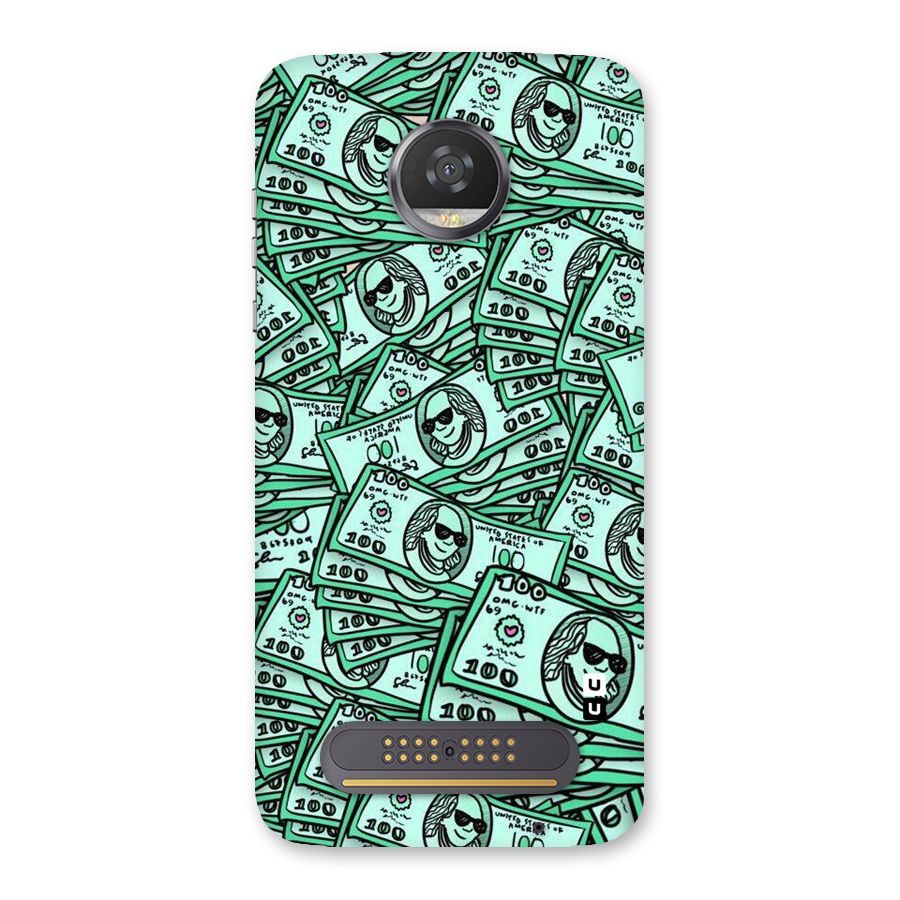 Money Swag Back Case for Moto Z2 Play