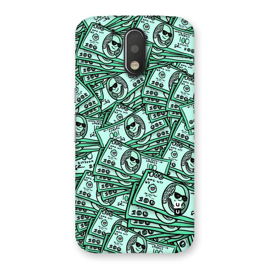 Money Swag Back Case for Motorola Moto G4 Plus