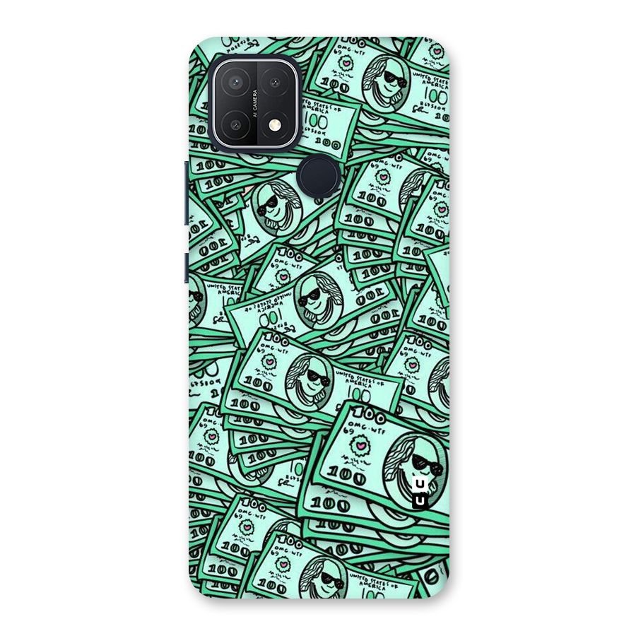 Money Swag Back Case for Oppo A15