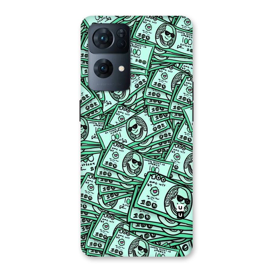 Money Swag Back Case for Oppo Reno7 Pro 5G