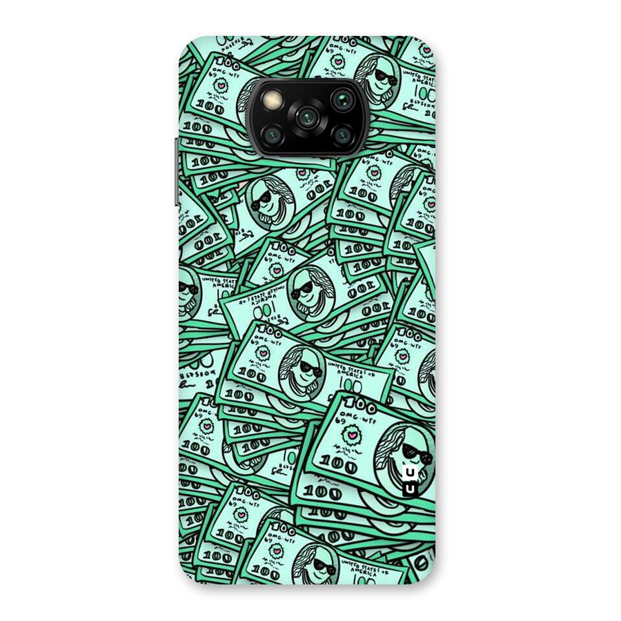 Money Swag Back Case for Poco X3