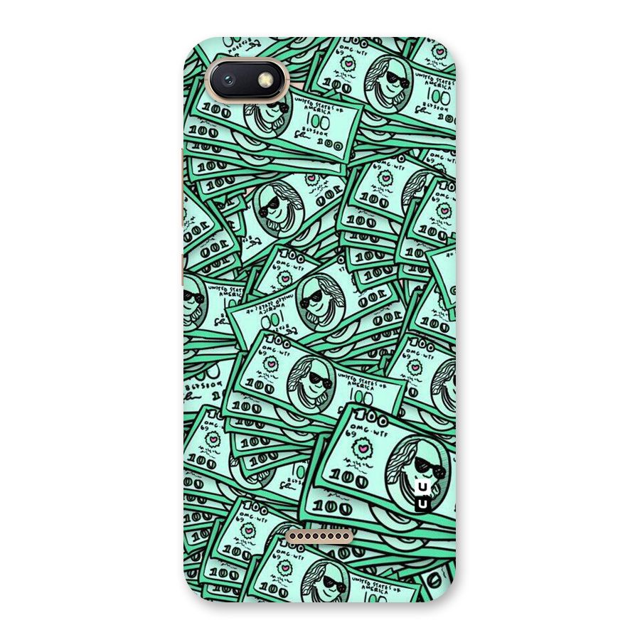Money Swag Back Case for Redmi 6A