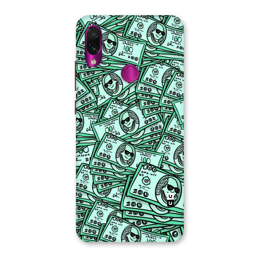 Money Swag Back Case for Redmi Note 7 Pro