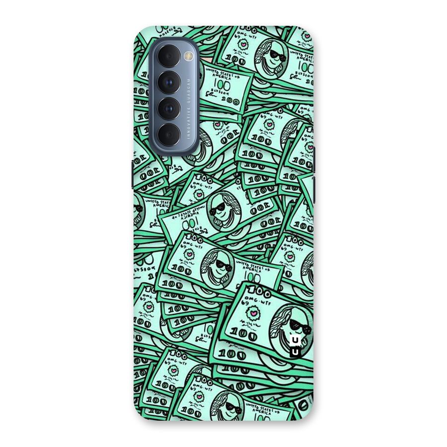 Money Swag Back Case for Reno4 Pro