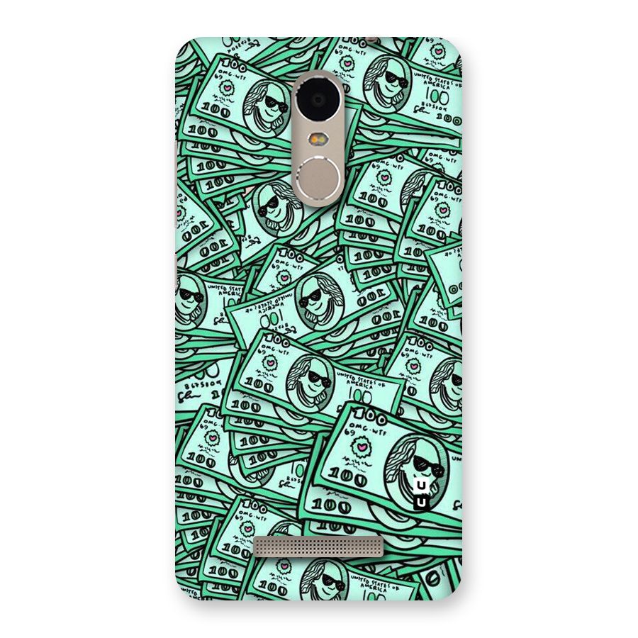 Money Swag Back Case for Xiaomi Redmi Note 3