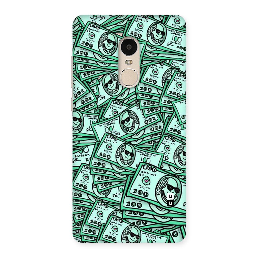 Money Swag Back Case for Xiaomi Redmi Note 4