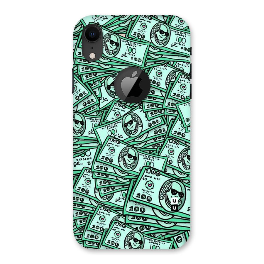Money Swag Back Case for iPhone XR Logo Cut