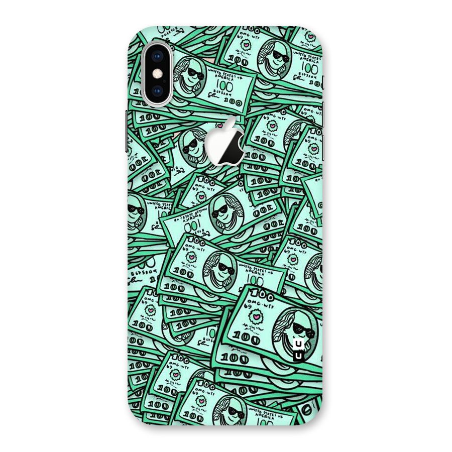 Money Swag Back Case for iPhone XS Max Apple Cut
