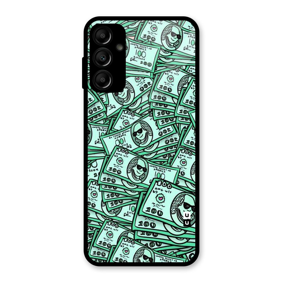 Money Swag Glass Back Case for Galaxy A14 5G