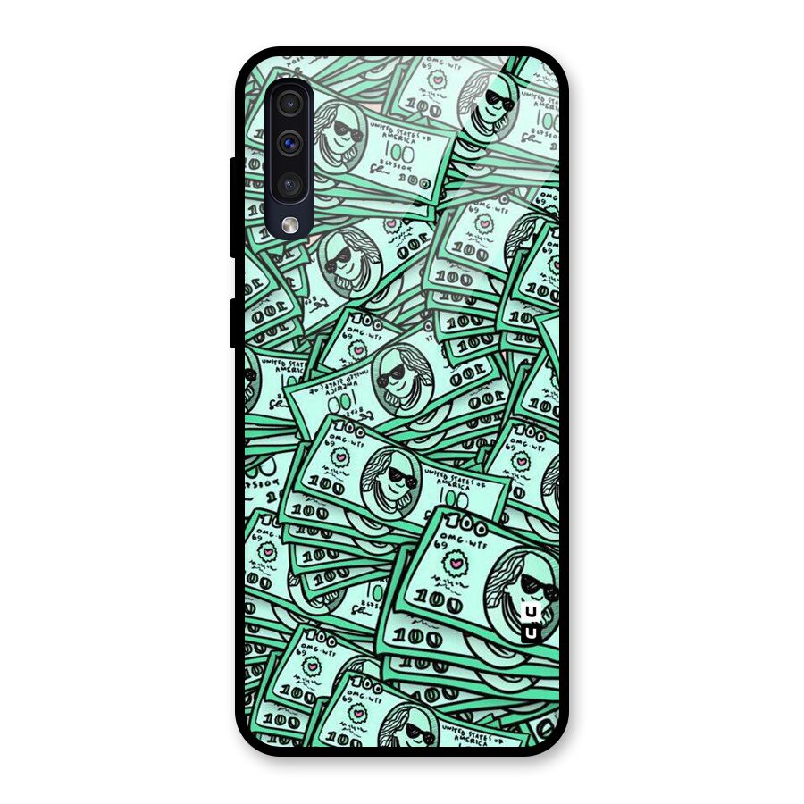 Money Swag Glass Back Case for Galaxy A30s