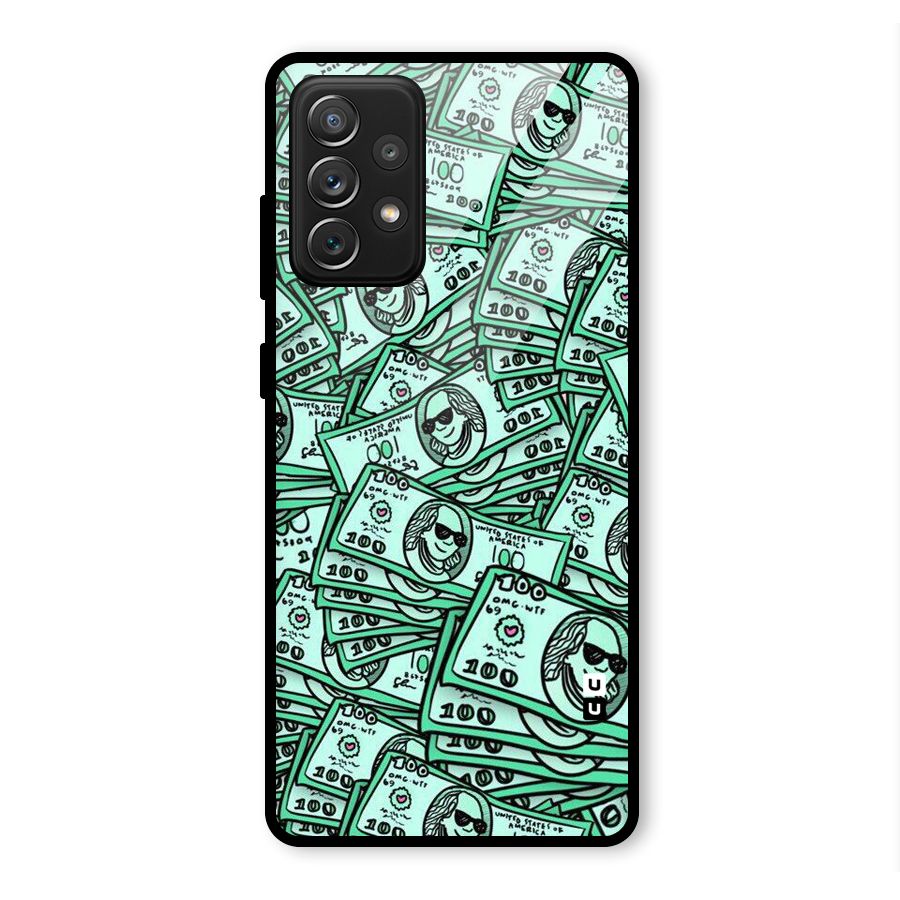 Money Swag Glass Back Case for Galaxy A72