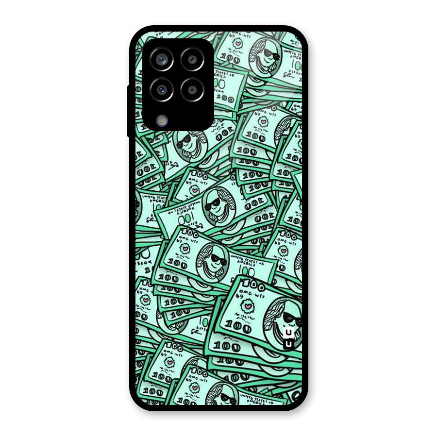 Money Swag Glass Back Case for Galaxy M33