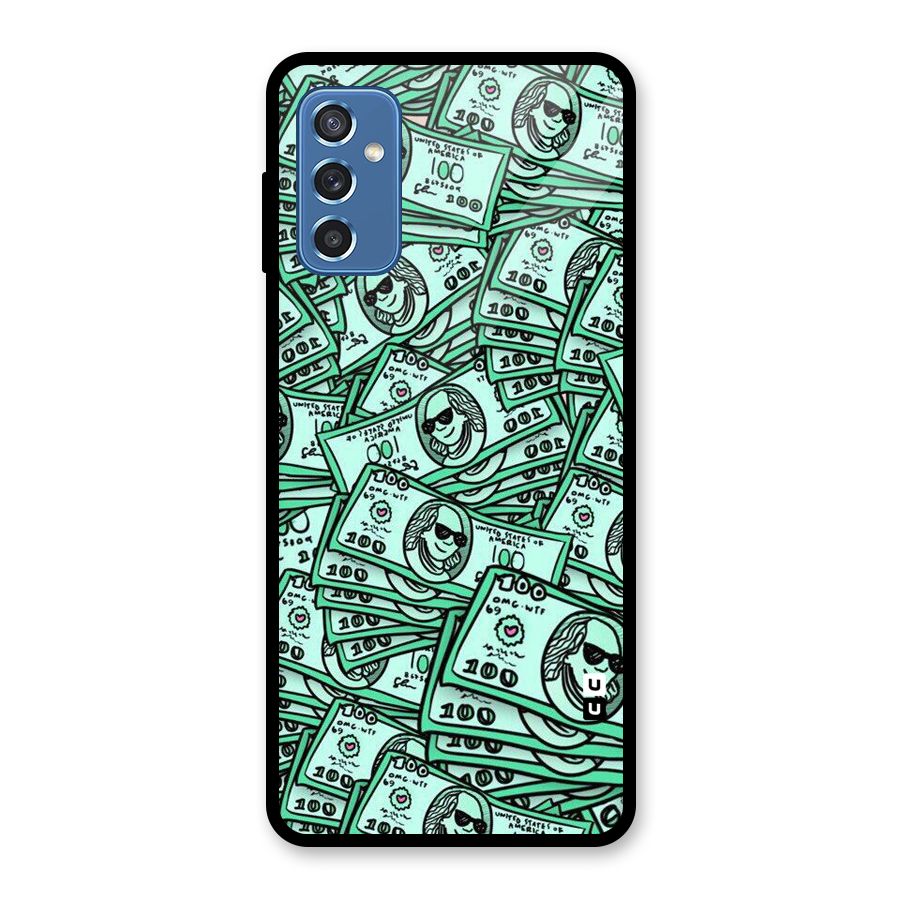 Money Swag Glass Back Case for Galaxy M52 5G