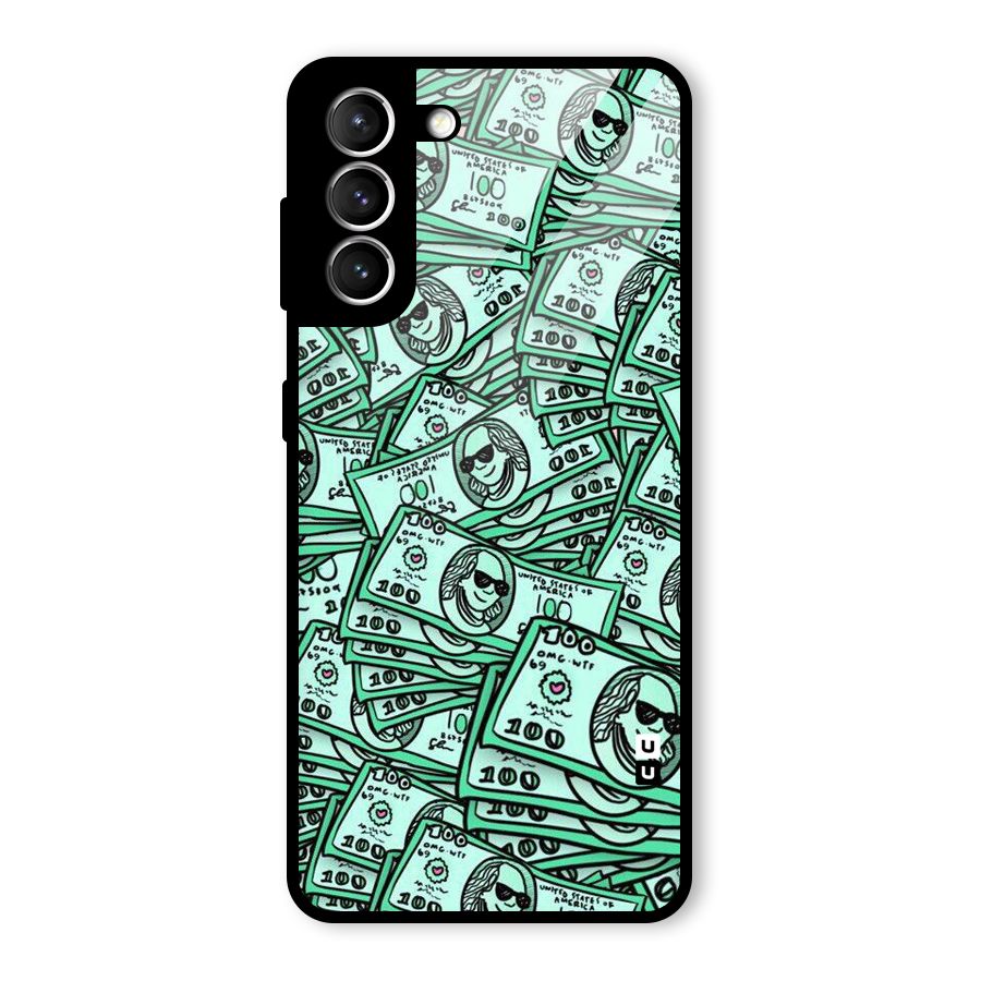 Money Swag Glass Back Case for Galaxy S21 5G