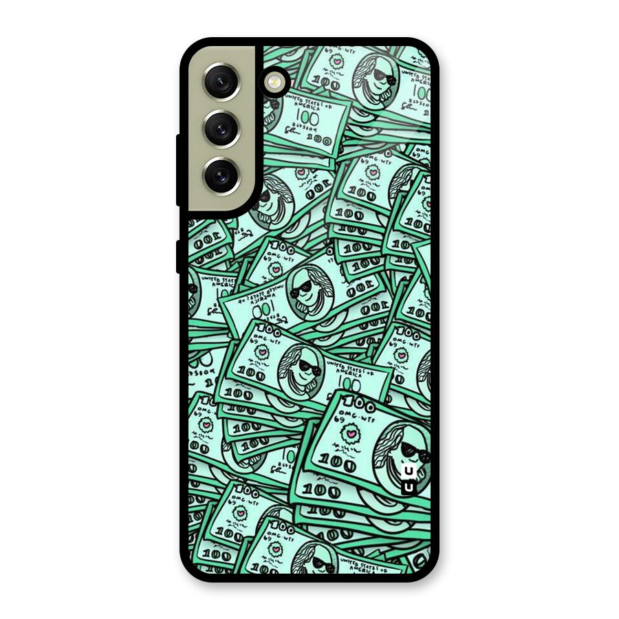 Money Swag Glass Back Case for Galaxy S21 FE 5G