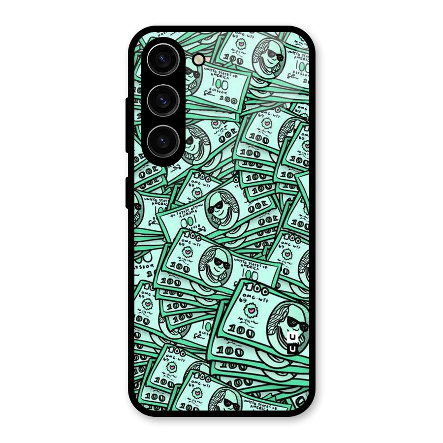 Money Swag Glass Back Case for Galaxy S23