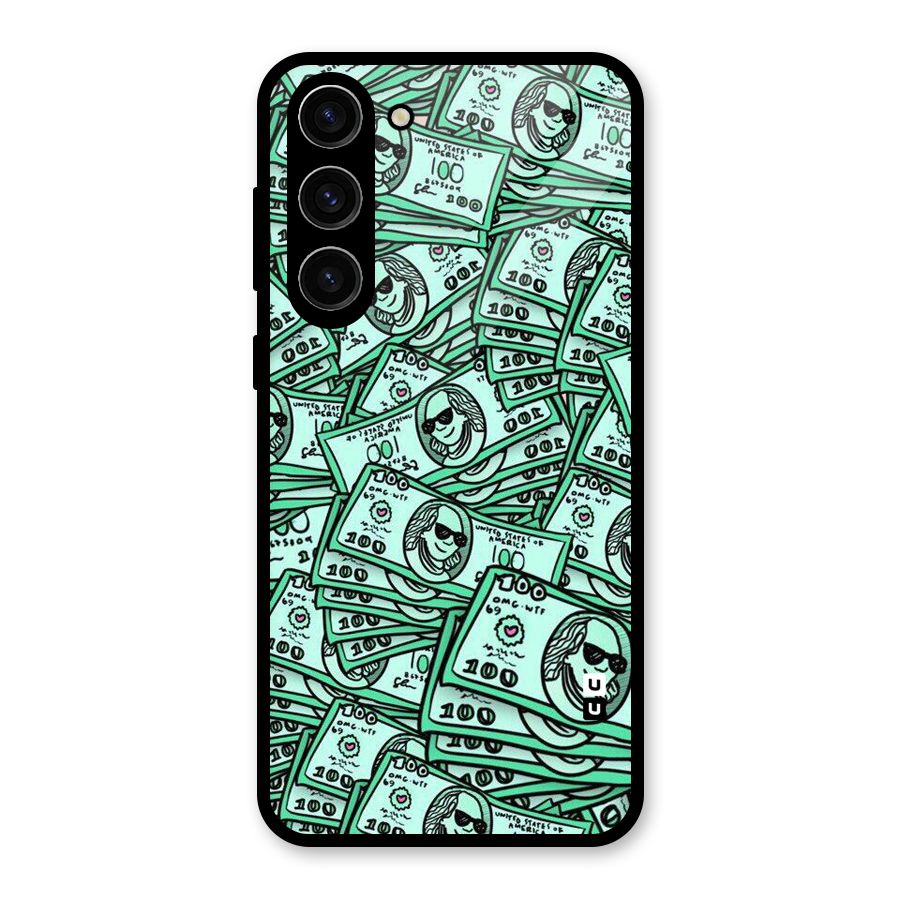 Money Swag Glass Back Case for Galaxy S23 Plus