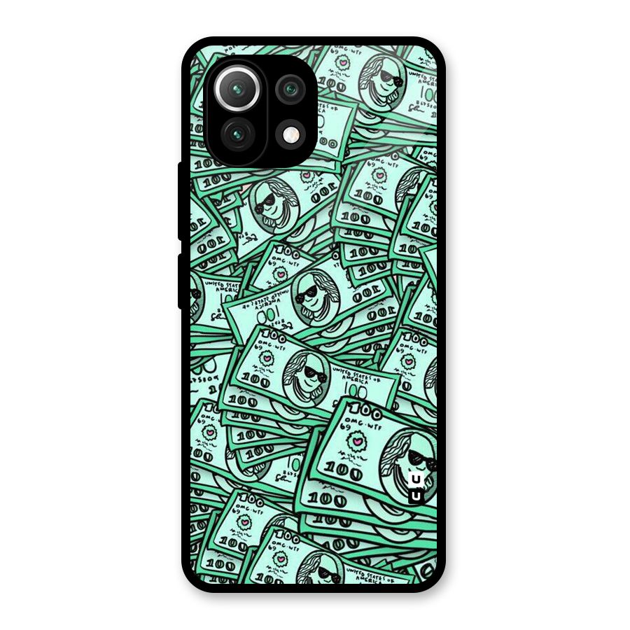 Money Swag Glass Back Case for Mi 11 Lite NE 5G