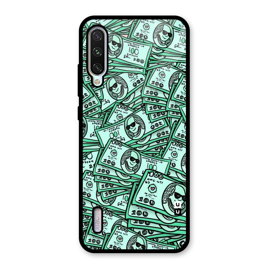 Money Swag Glass Back Case for Mi A3
