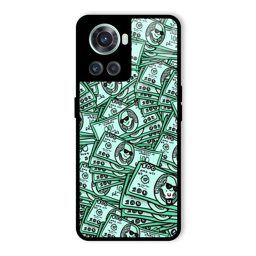 Money Swag Glass Back Case for OnePlus 10R