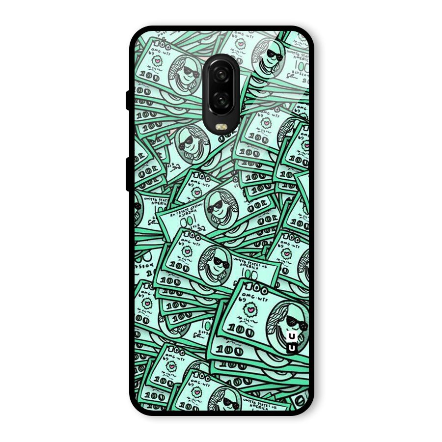 Money Swag Glass Back Case for OnePlus 6T