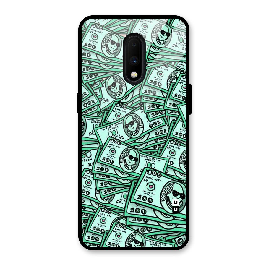 Money Swag Glass Back Case for OnePlus 7