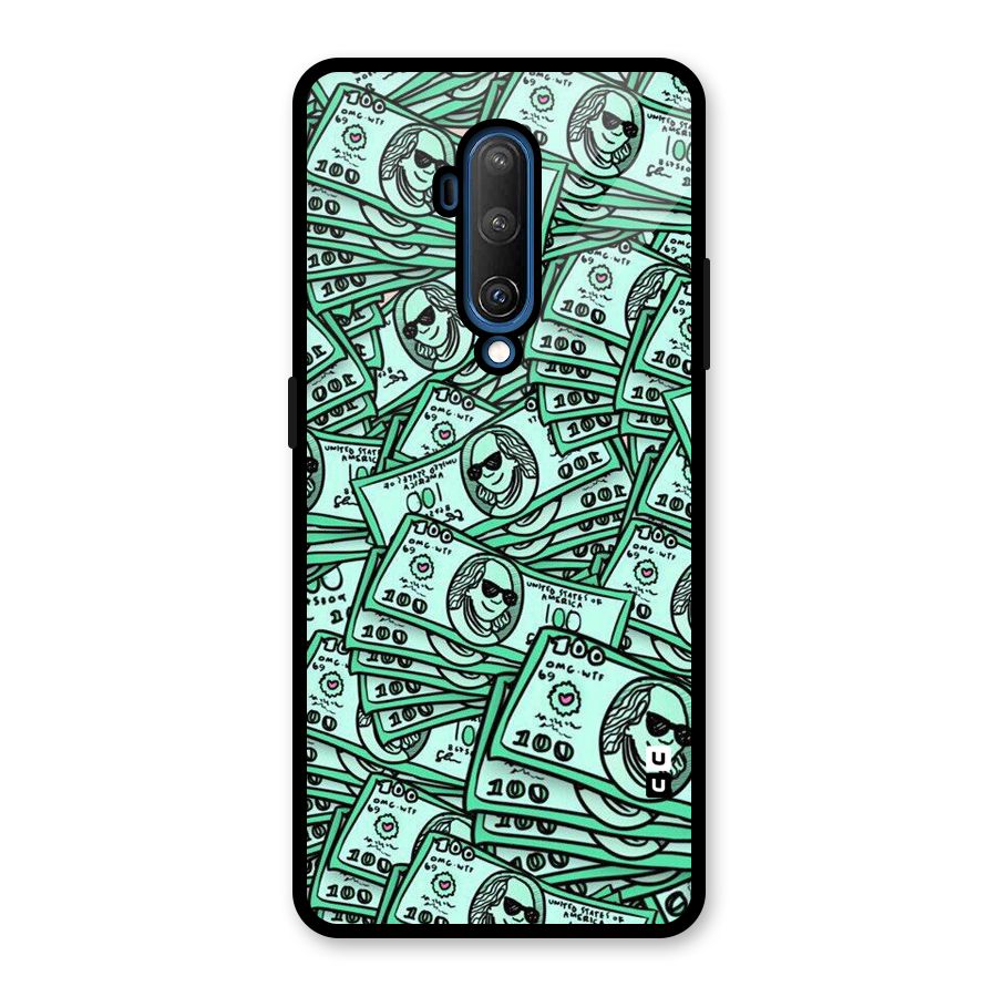 Money Swag Glass Back Case for OnePlus 7T Pro