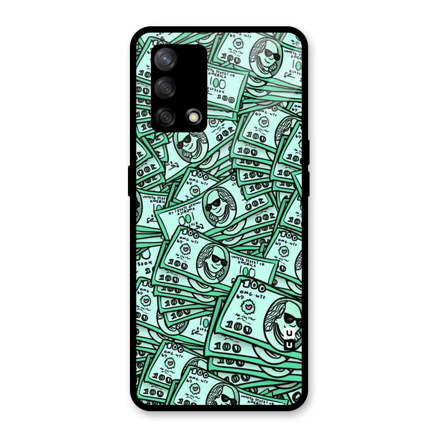 Money Swag Glass Back Case for Oppo F19