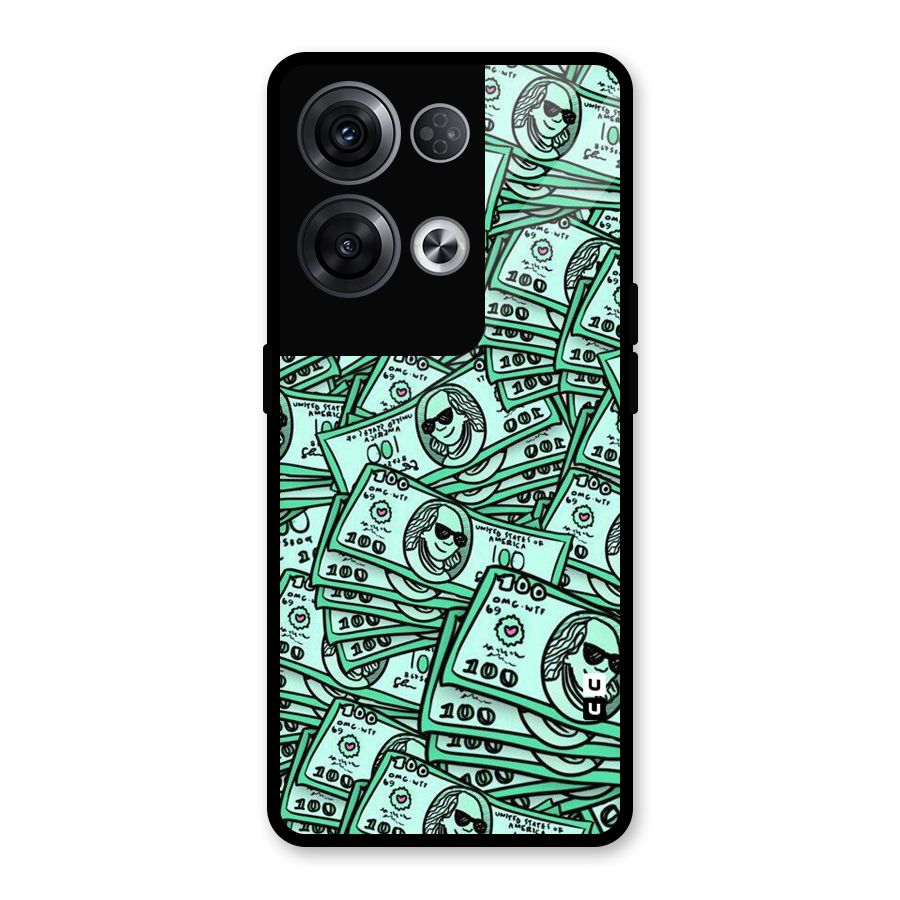 Money Swag Glass Back Case for Oppo Reno8 Pro 5G