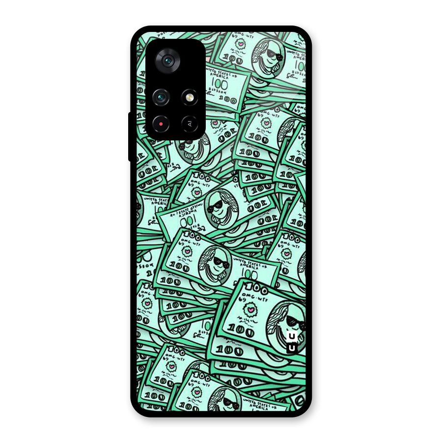 Money Swag Glass Back Case for Poco M4 Pro 5G