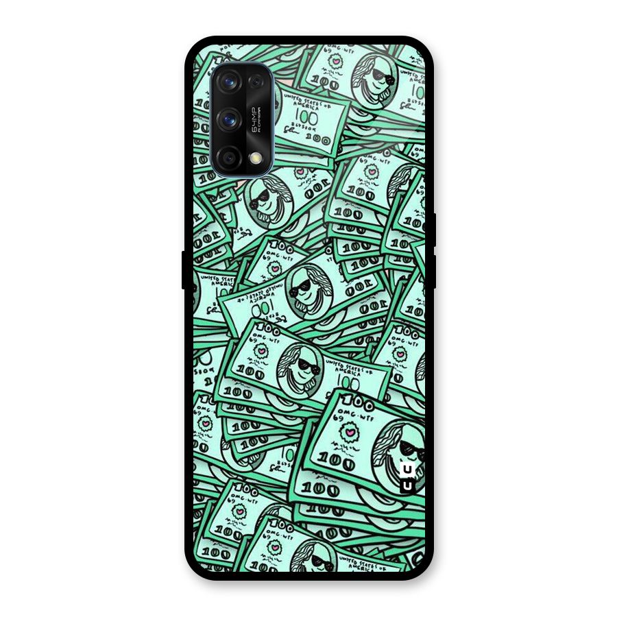 Money Swag Glass Back Case for Realme 7 Pro