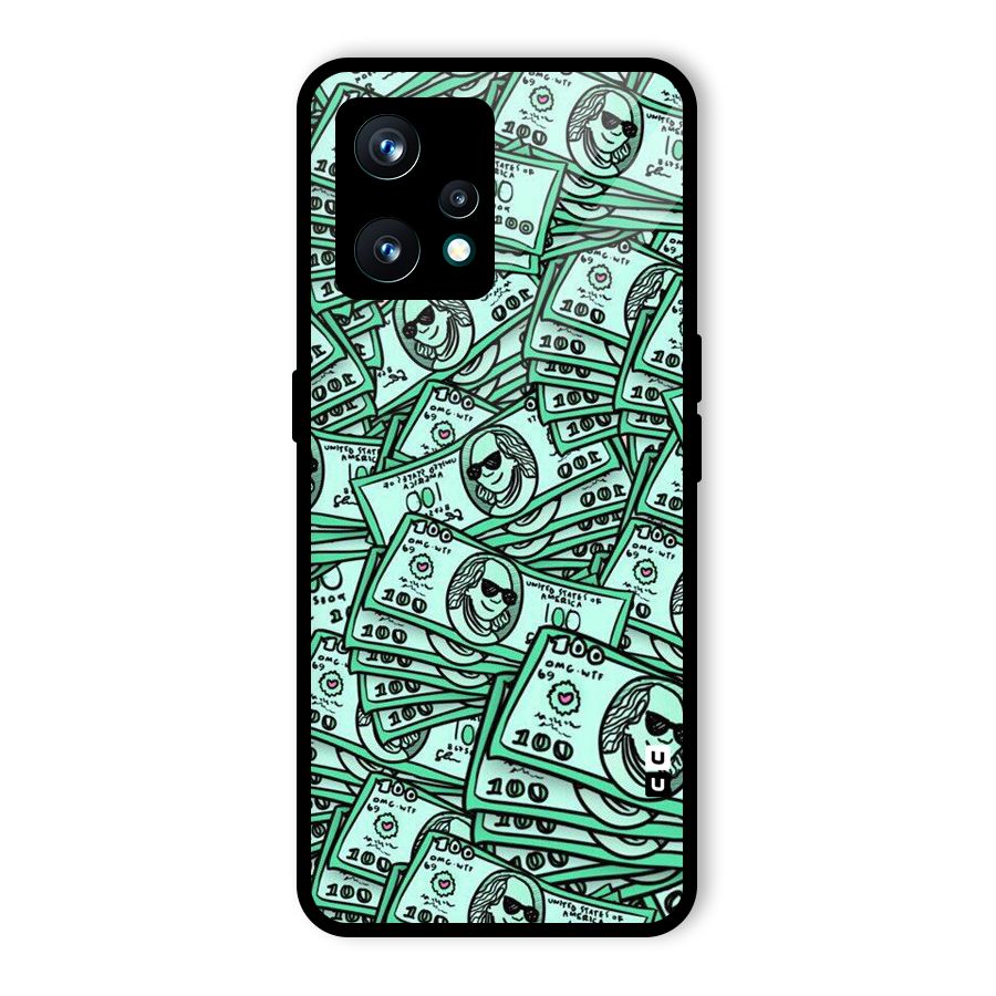 Money Swag Glass Back Case for Realme 9 Pro Plus 5G
