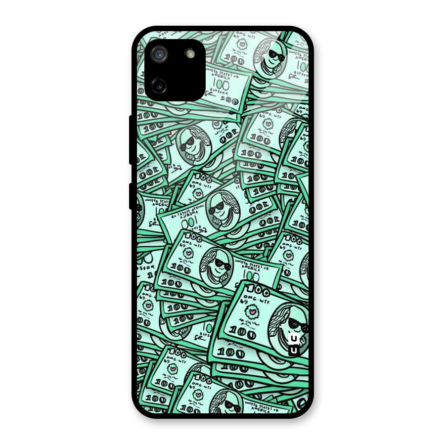 Money Swag Glass Back Case for Realme C11