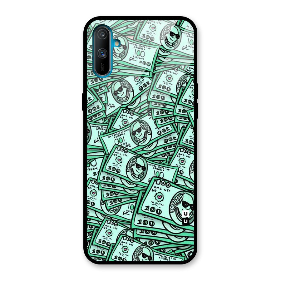 Money Swag Glass Back Case for Realme C3