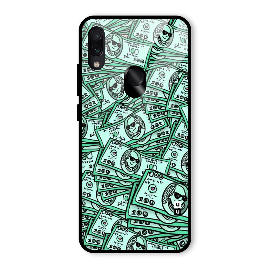 Money Swag Glass Back Case for Redmi Note 7 Pro