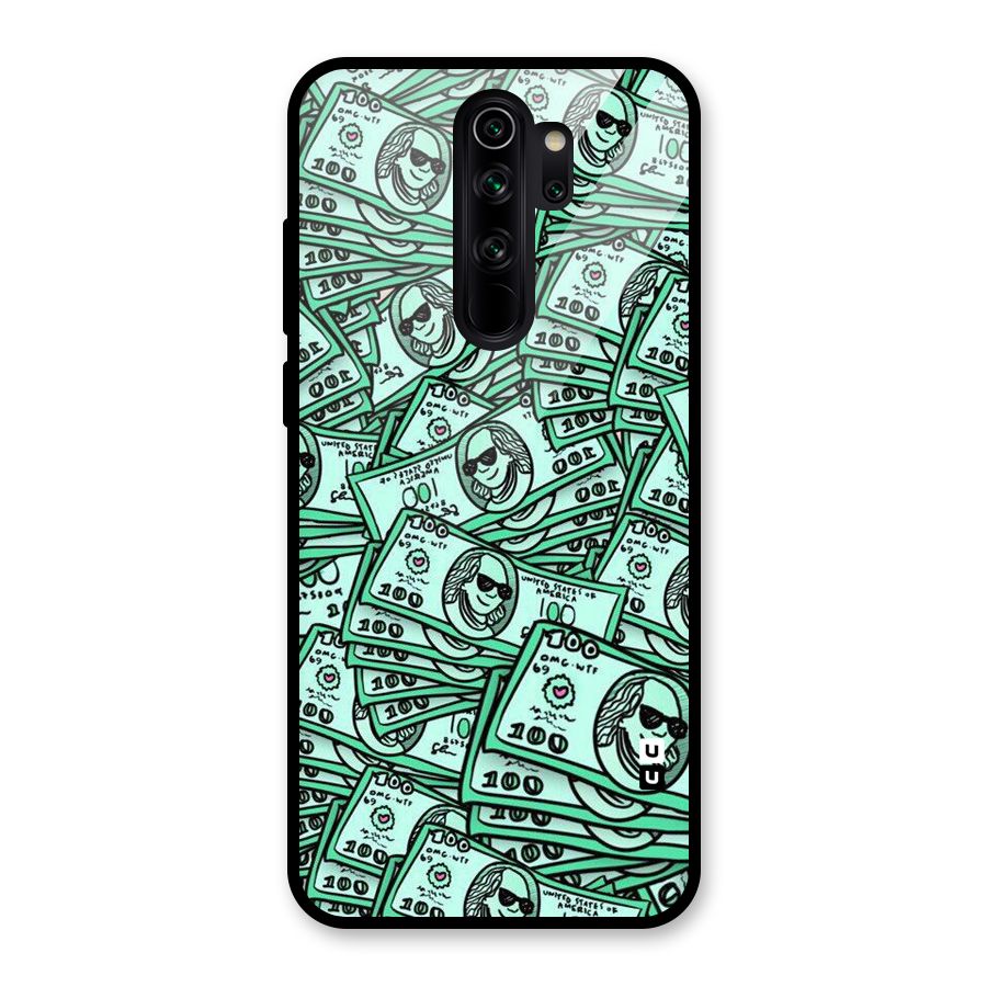Money Swag Glass Back Case for Redmi Note 8 Pro
