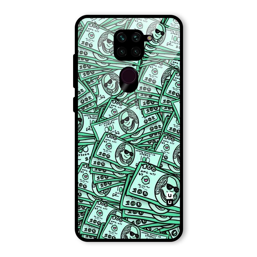 Money Swag Glass Back Case for Redmi Note 9