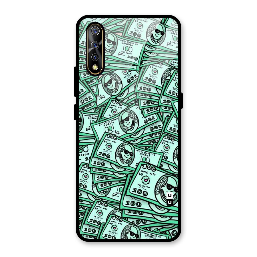 Money Swag Glass Back Case for Vivo S1