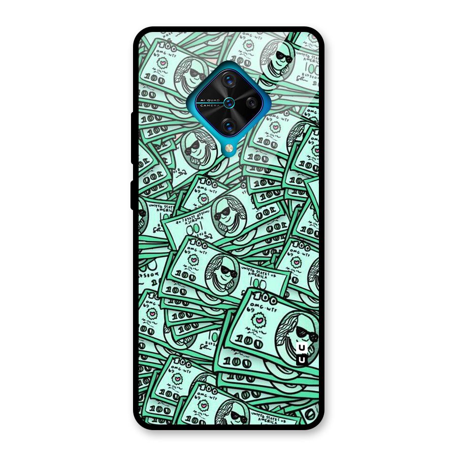 Money Swag Glass Back Case for Vivo S1 Pro