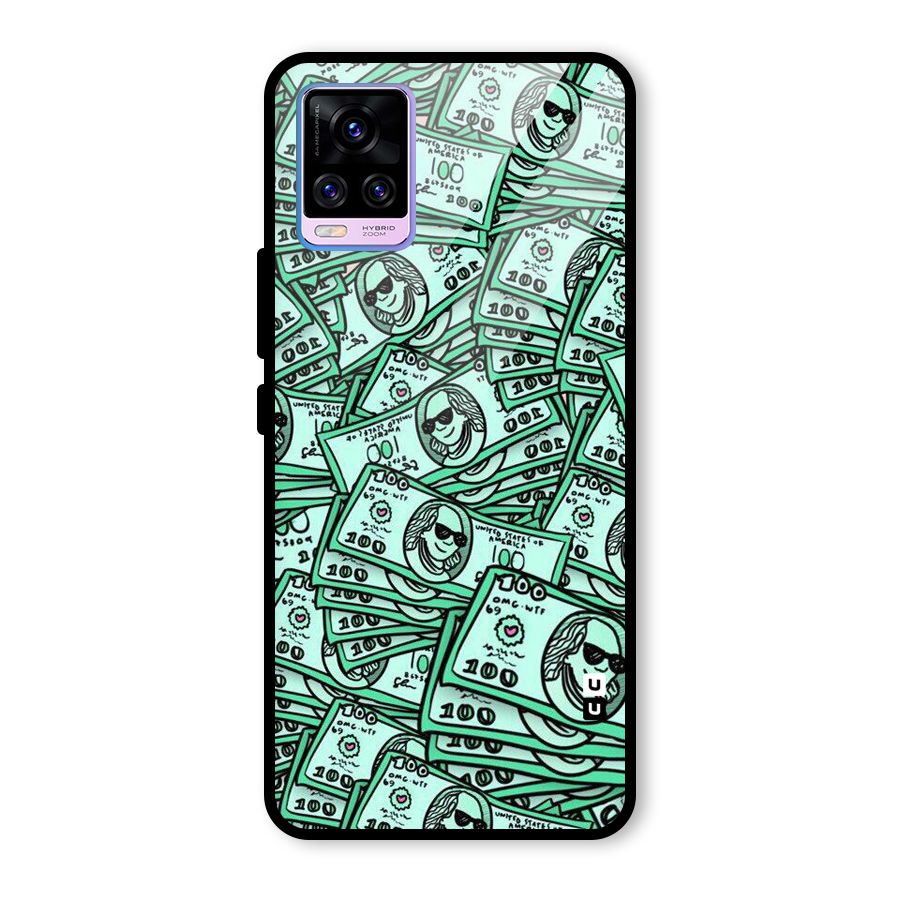 Money Swag Glass Back Case for Vivo V20 Pro
