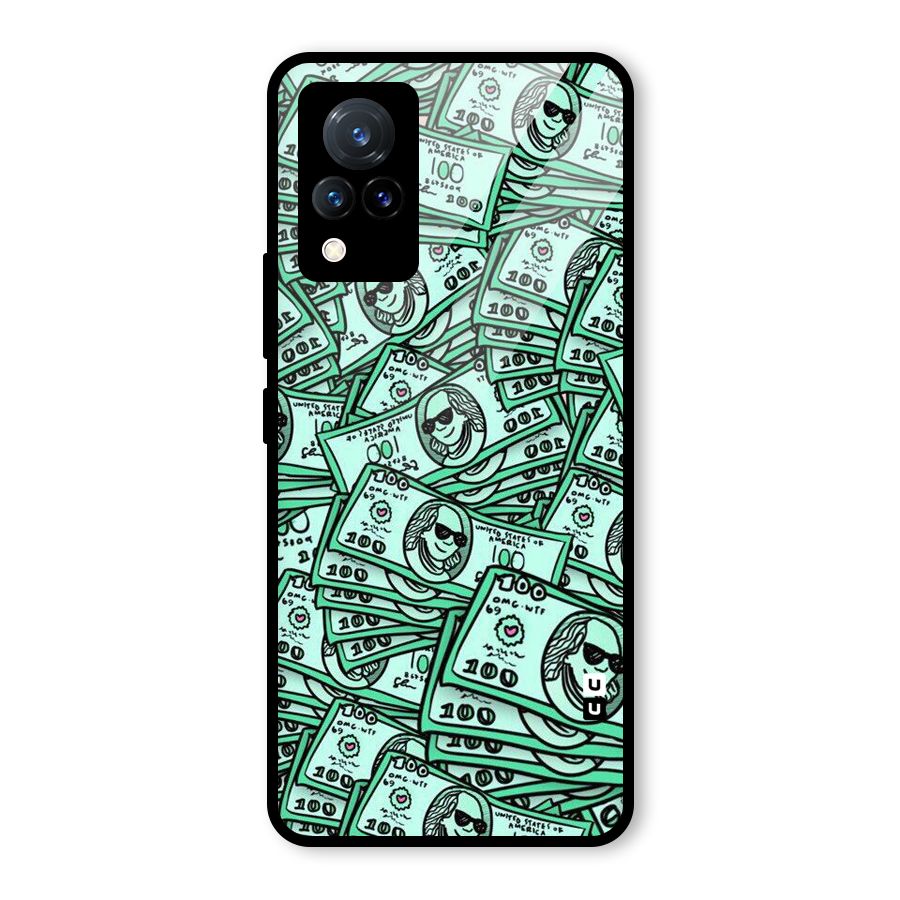 Money Swag Glass Back Case for Vivo V21 5G