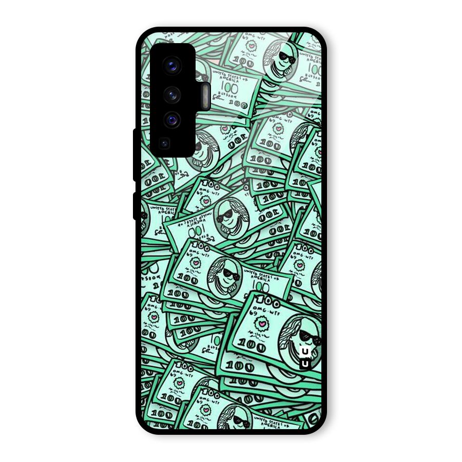 Money Swag Glass Back Case for Vivo X50