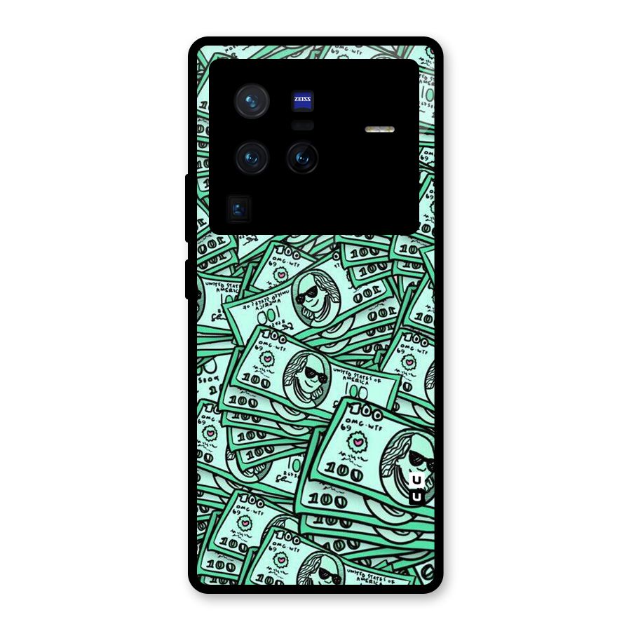 Money Swag Glass Back Case for Vivo X80 Pro
