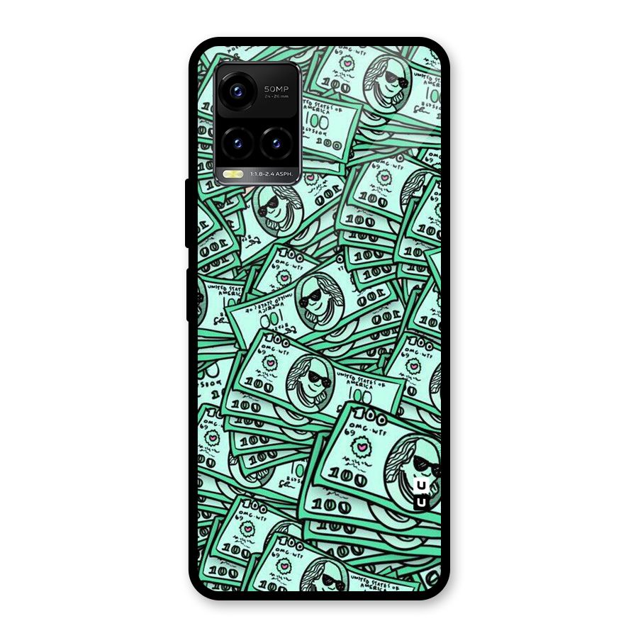 Money Swag Glass Back Case for Vivo Y21T