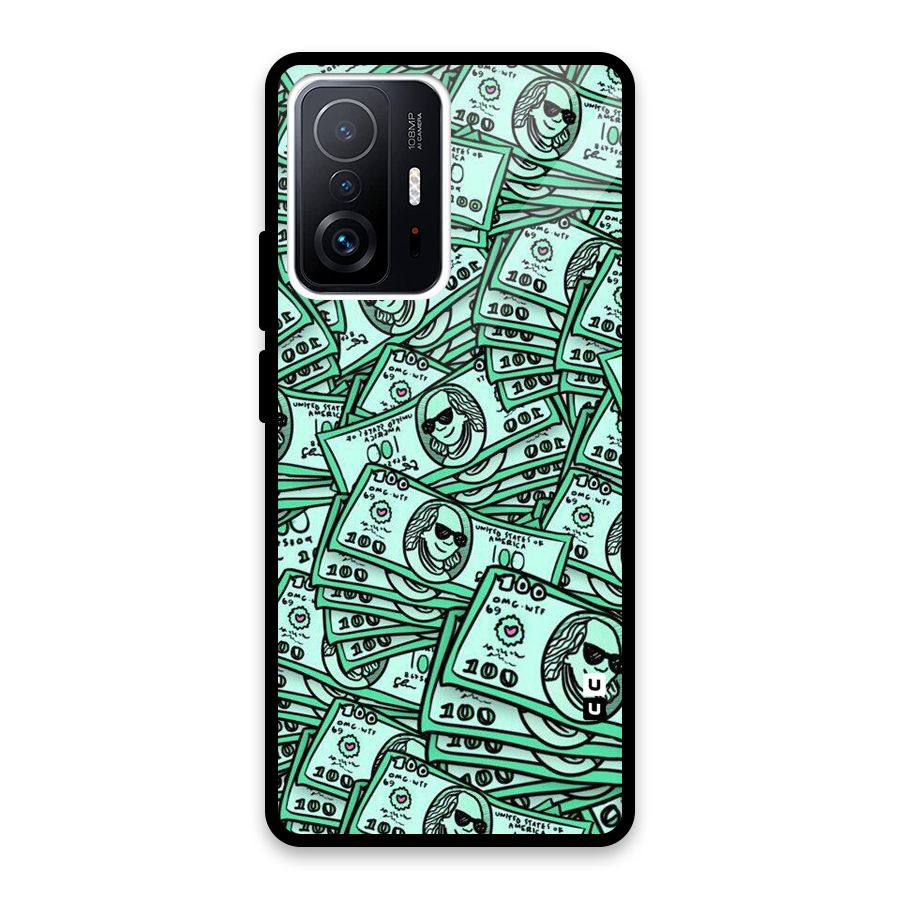 Money Swag Glass Back Case for Xiaomi 11T Pro