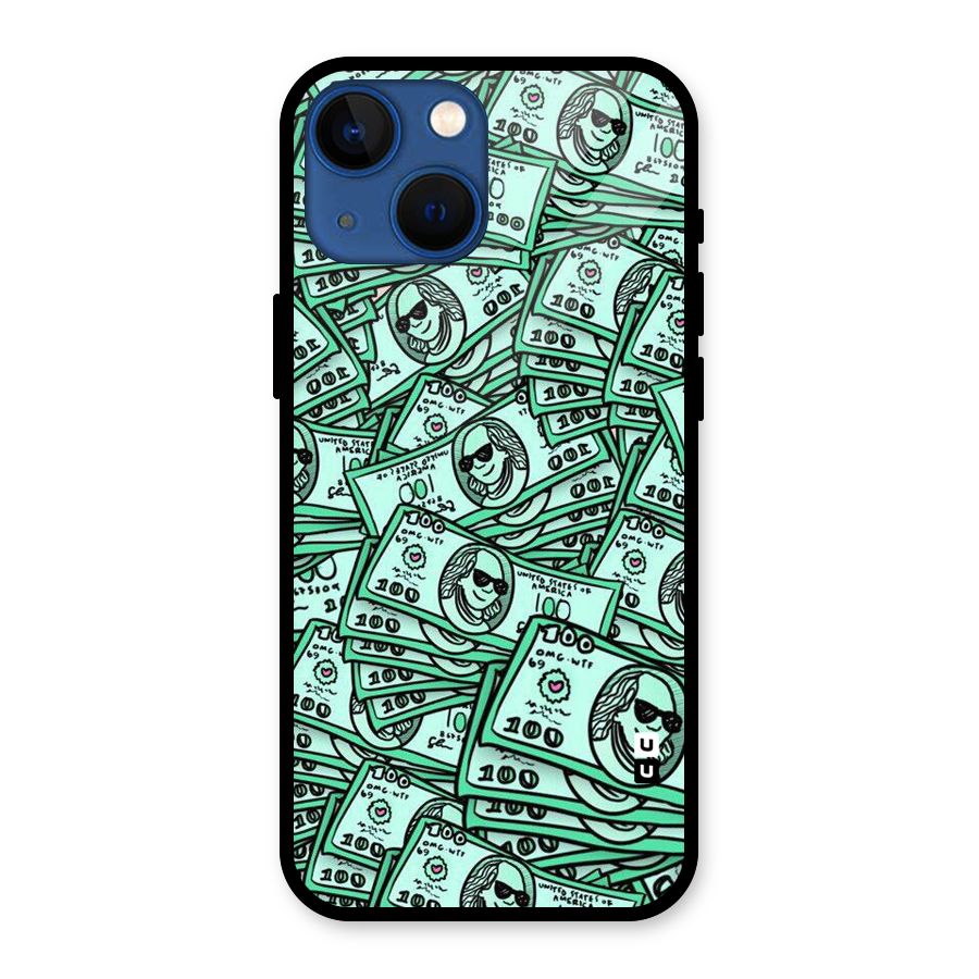 Money Swag Glass Back Case for iPhone 13 Mini